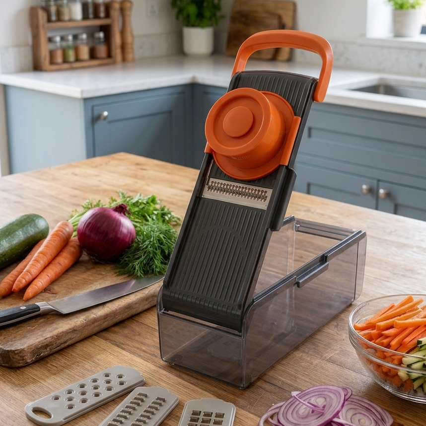 Cortador De Vegetales Con Cuchillas Y Pelador