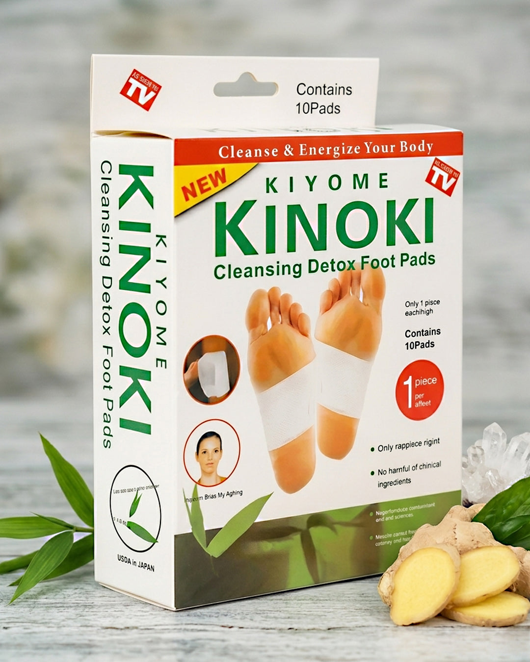 100 Parches Kinoki de Desintoxicación