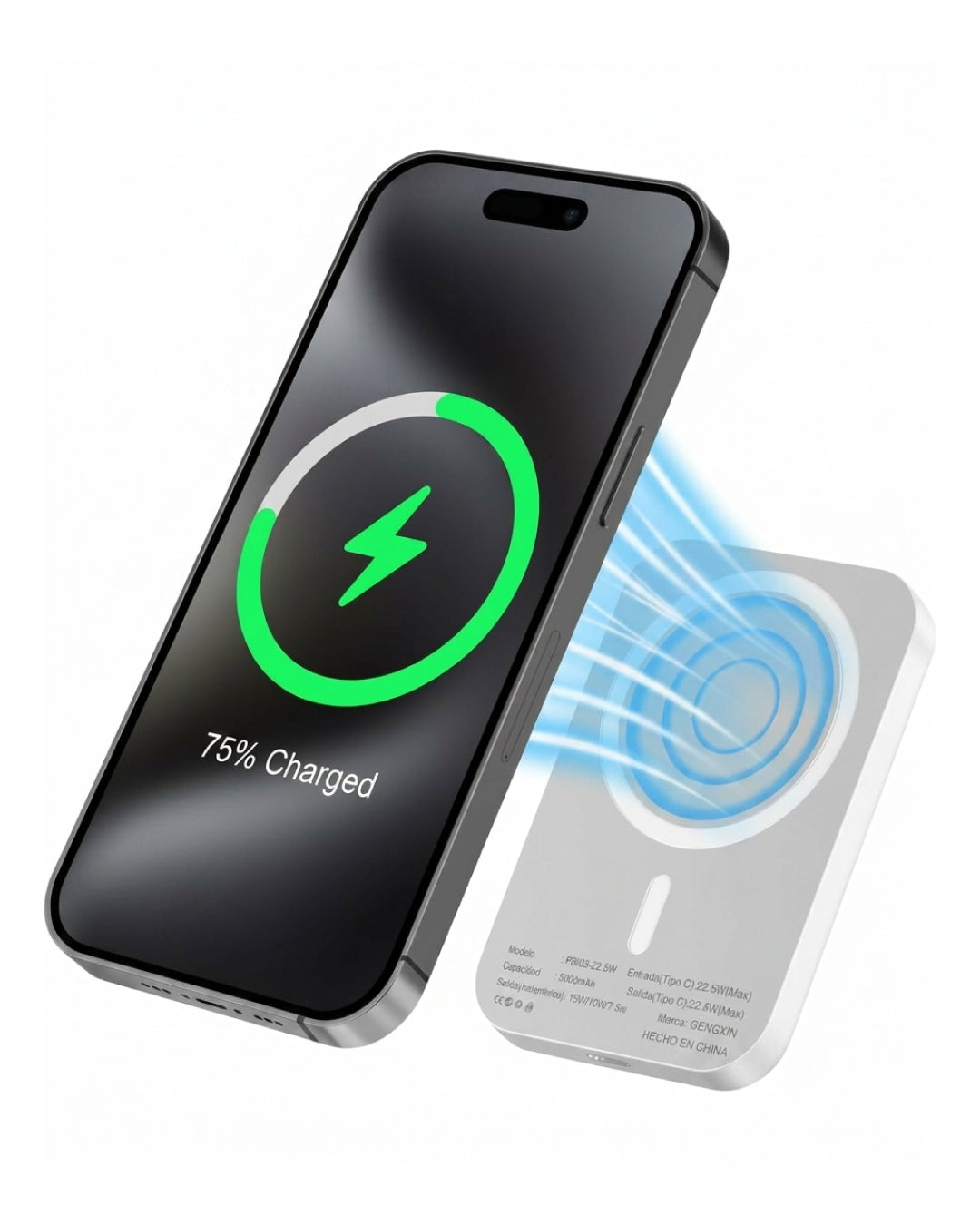 Power Bank Magnético Inalambrico